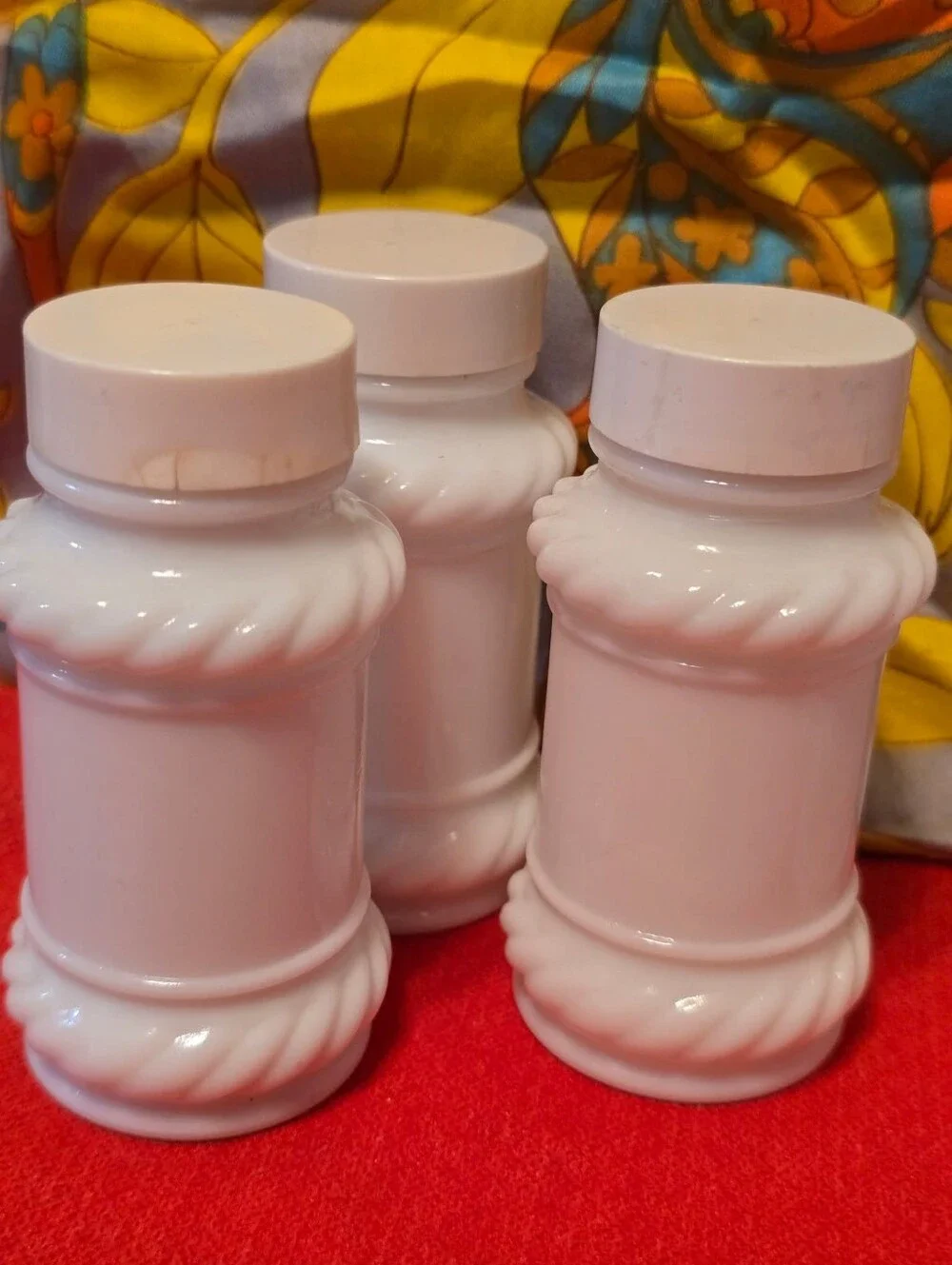 Vintage | White Spice Jar Set